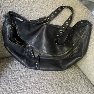 Free People Black Crossbody Bag